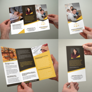 Flyer Design by Zoe Studio for Whitaker Legal, LLC | Design #12009851
