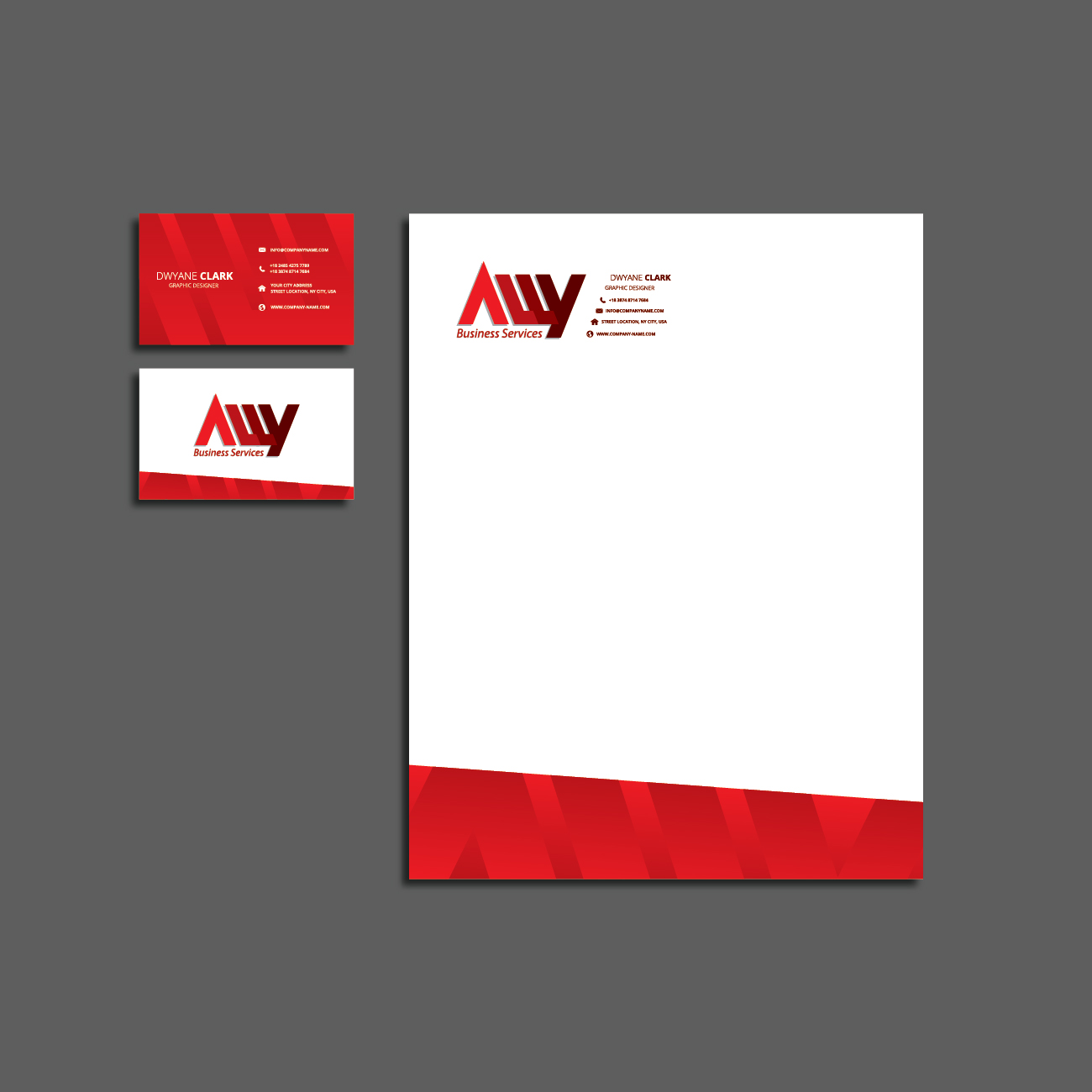 Logo Design by Manu82 for Ally Business Services Incc. | Design #11947587