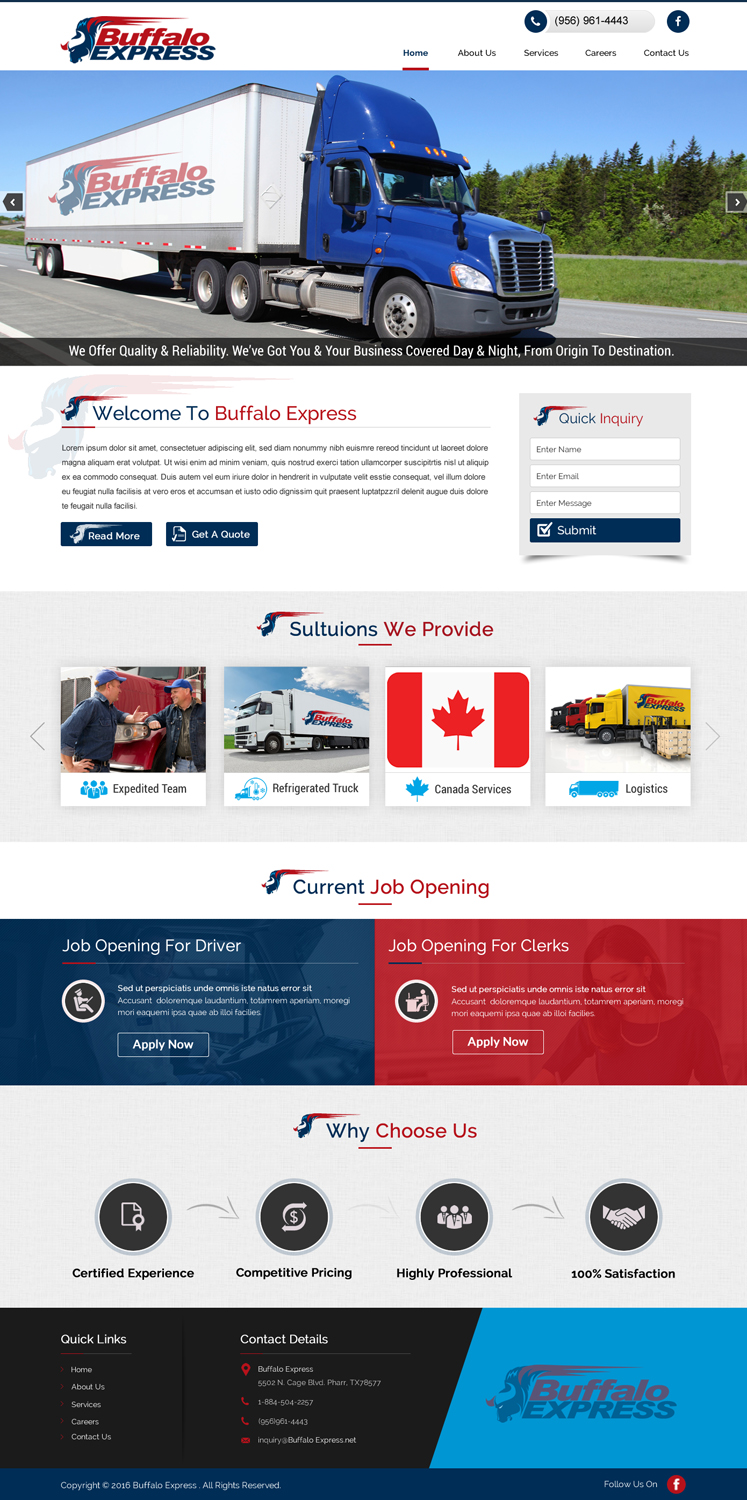 Web-Design von HarmiDesigning für Buffalo Express | Design #11935702