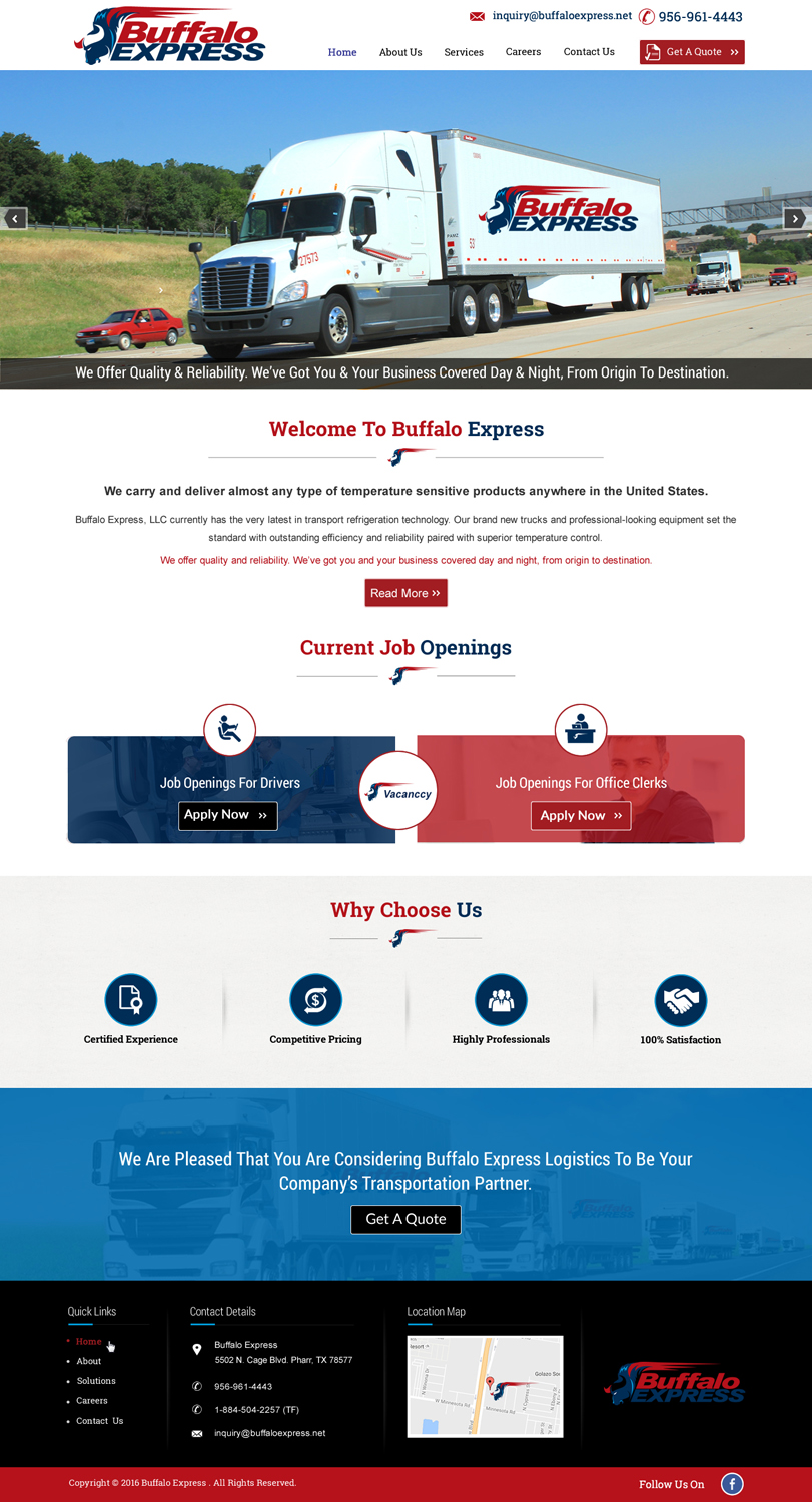 Web Design by HarmiDesigning for Buffalo Express | Design #11935715