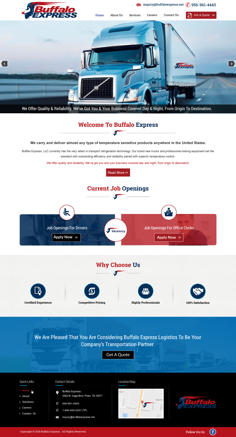 Web Design by HarmiDesigning for Buffalo Express | Design #11935716