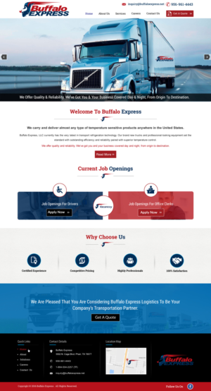 Web Design par harmi_199 pour Buffalo Express | Design : #11935716