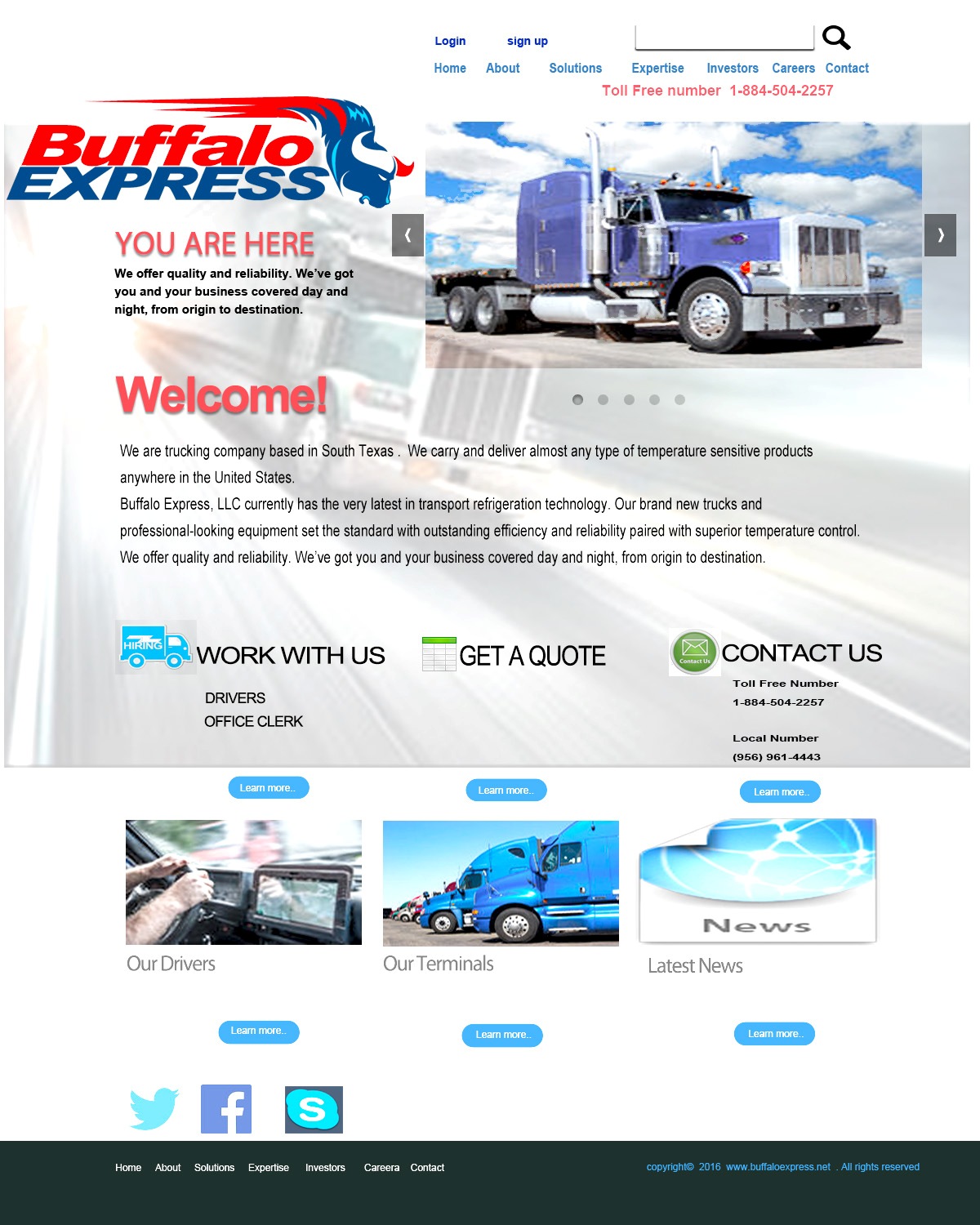Web Design by yomenclature for Buffalo Express | Design #11984254