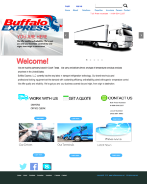 Web Design by yomenclature for Buffalo Express | Design: #11984267