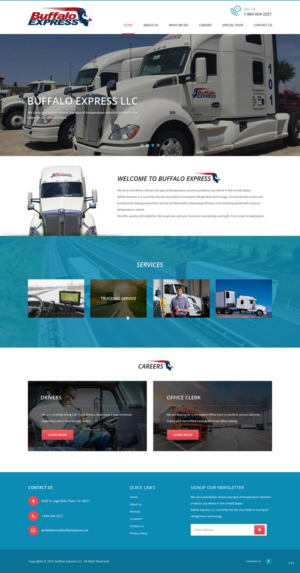 Web Design par pb pour Buffalo Express | Design : #11931081