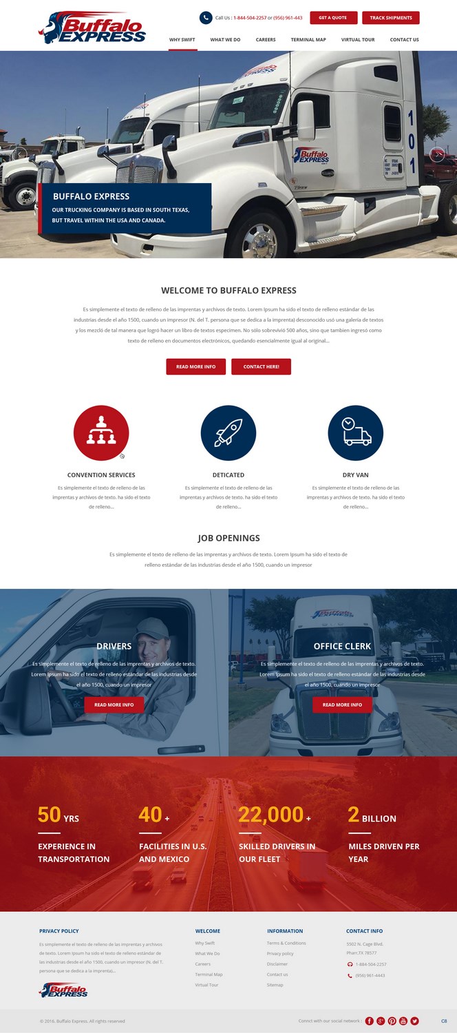 Web Design by pb for Buffalo Express | Design #11931082