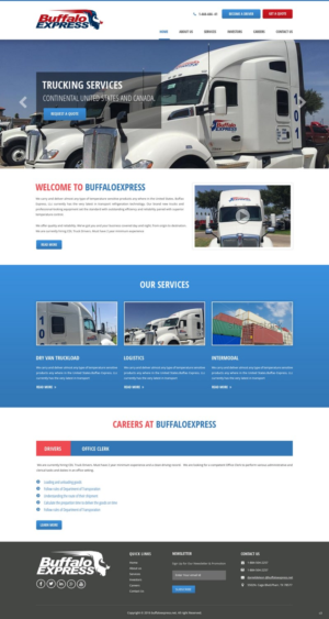 Web Design par pb pour Buffalo Express | Design : #11931095