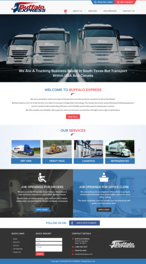 Web Design par Sbss pour Buffalo Express | Design : #11917057