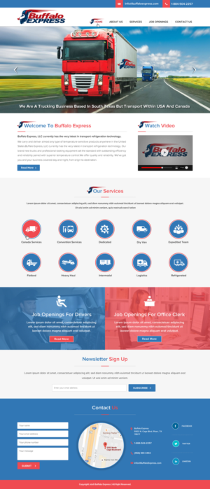 Web Design par Sbss pour Buffalo Express | Design : #11917060
