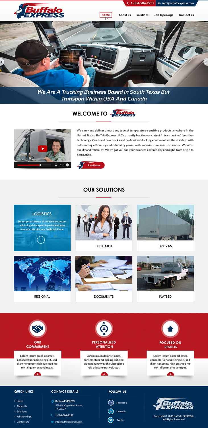 Web Design par Sbss pour Buffalo Express | Design #11917062