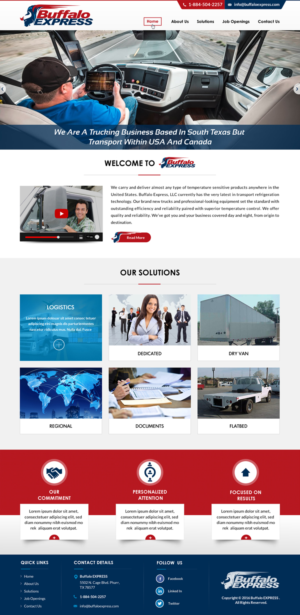 Web Design par Sbss pour Buffalo Express | Design : #11917062