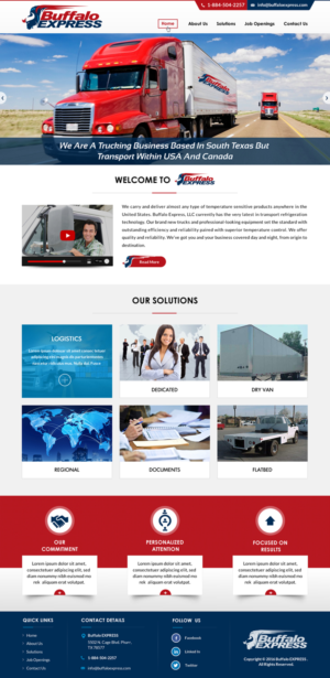 Web Design par Sbss pour Buffalo Express | Design : #11917066