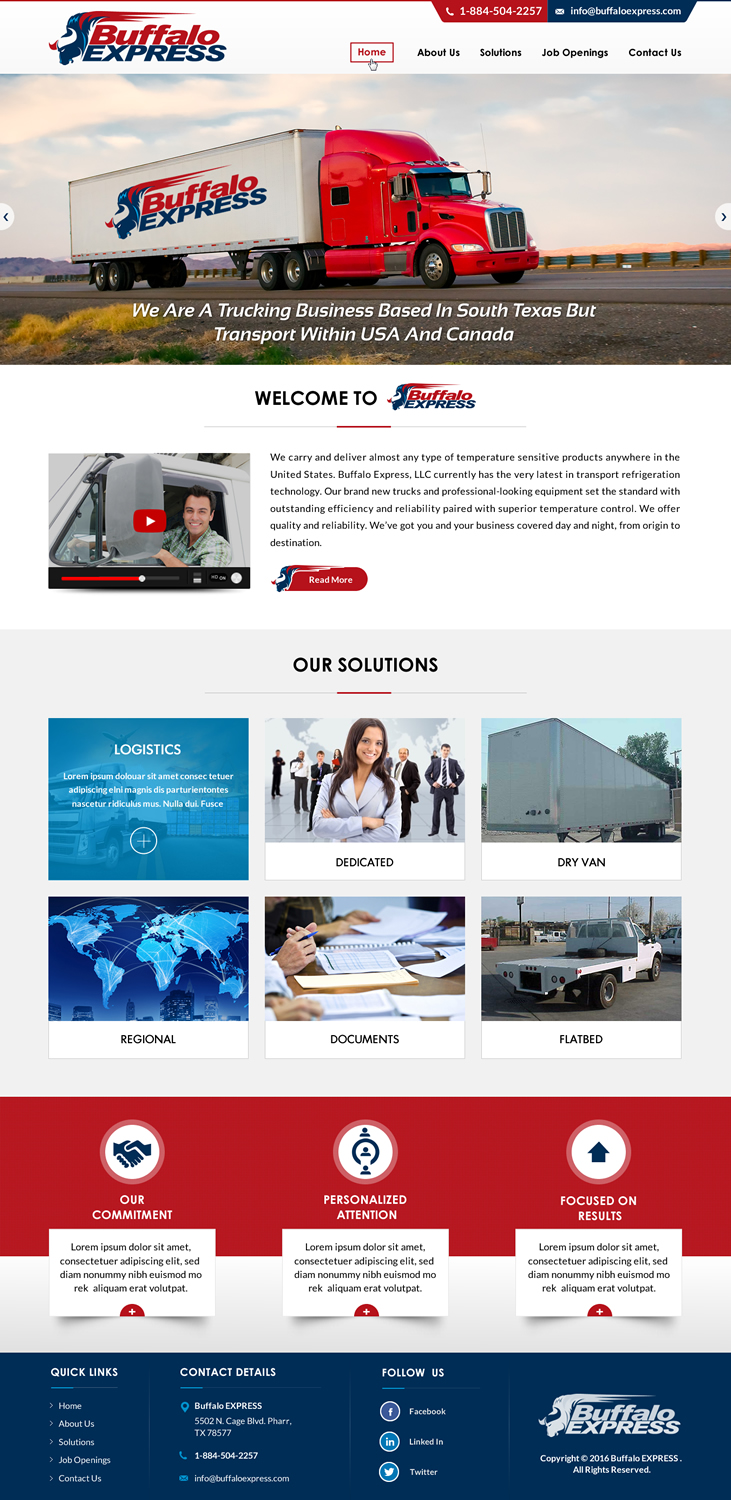 Web Design by Sbss for Buffalo Express | Design #11917067