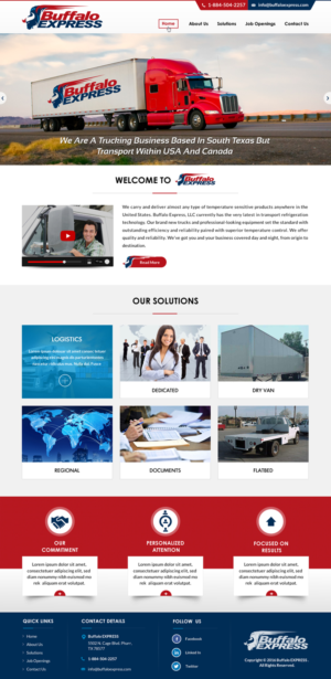 Web Design par Sbss pour Buffalo Express | Design : #11917067