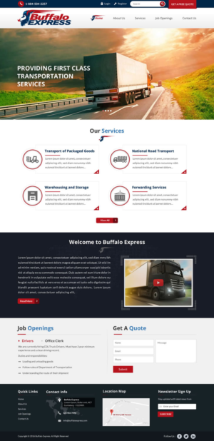 Web Design par Sbss pour Buffalo Express | Design : #11921507