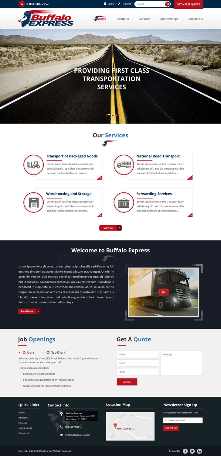 Web Design par Sbss pour Buffalo Express | Design #11921508