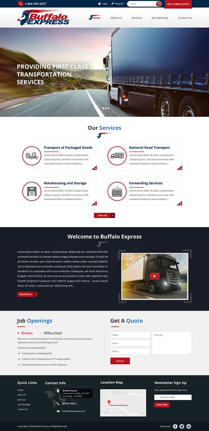 Web Design par Sbss pour Buffalo Express | Design #11921509