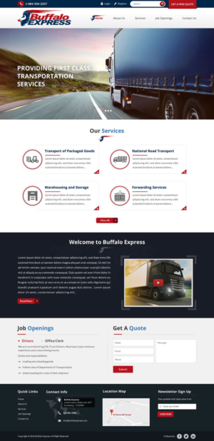 Web Design par Sbss pour Buffalo Express | Design : #11921509