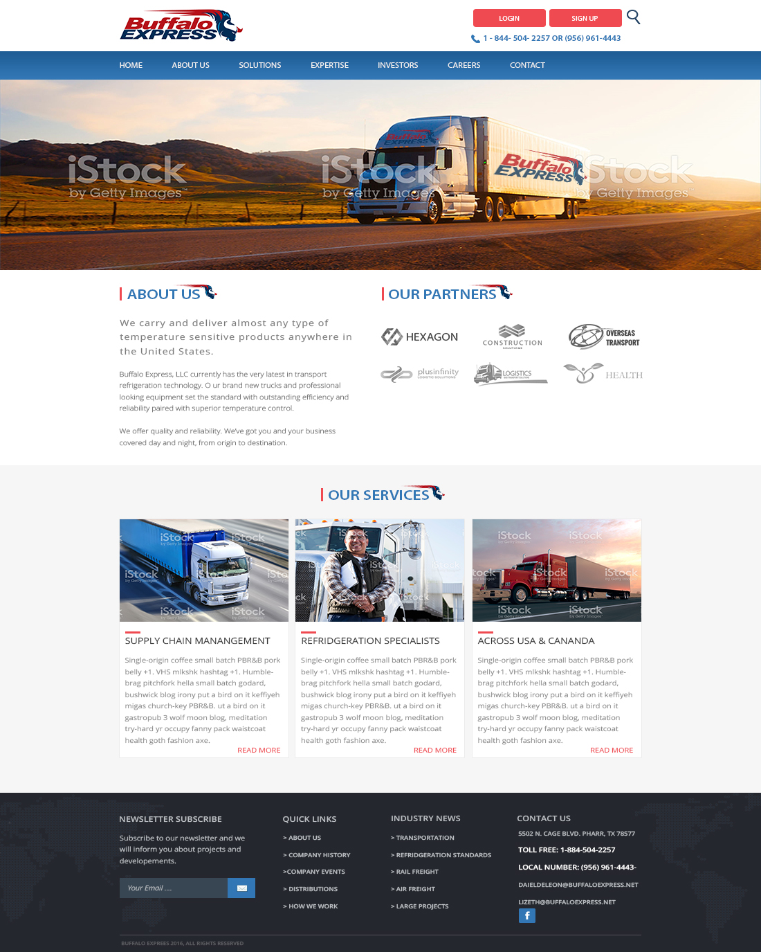 Diseño Web por mattlaws para Buffalo Express | Diseño #11910165