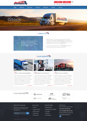 Web Design by mattlaws for Buffalo Express | Design #11938836