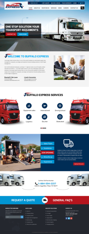 Web Design by Xclusive Designers for Buffalo Express | Design: #11906714
