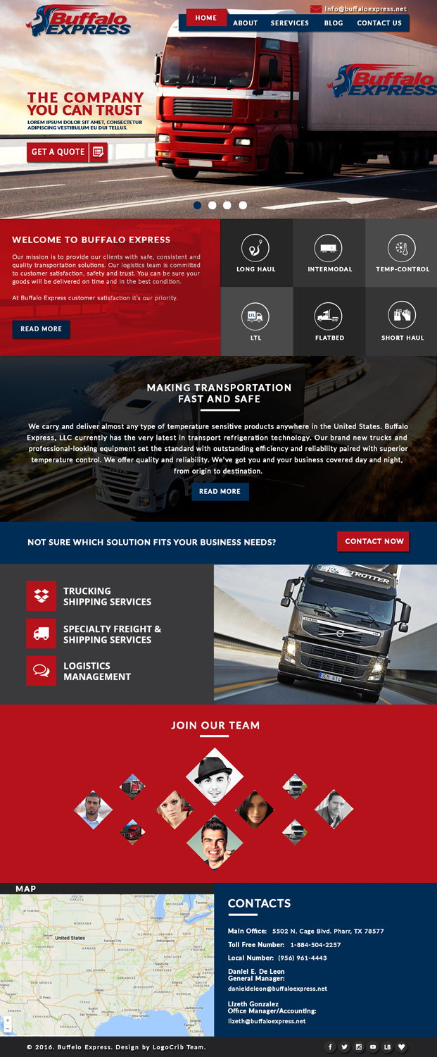 Web Design par bdesigner9 pour Buffalo Express | Design #11931057