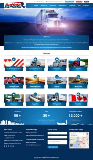 Web Design par cCopilot pour Buffalo Express | Design : #11931214