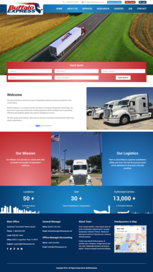 Web Design par cCopilot pour Buffalo Express | Design : #11943930