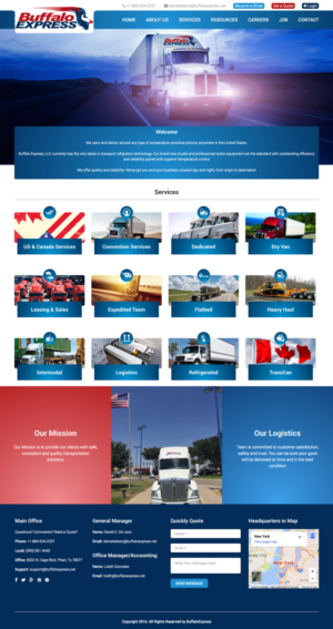 Web Design par cCopilot pour Buffalo Express | Design : #11943932