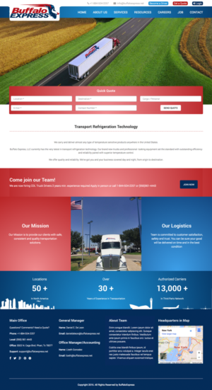 Web Design par cCopilot pour Buffalo Express | Design : #11943933