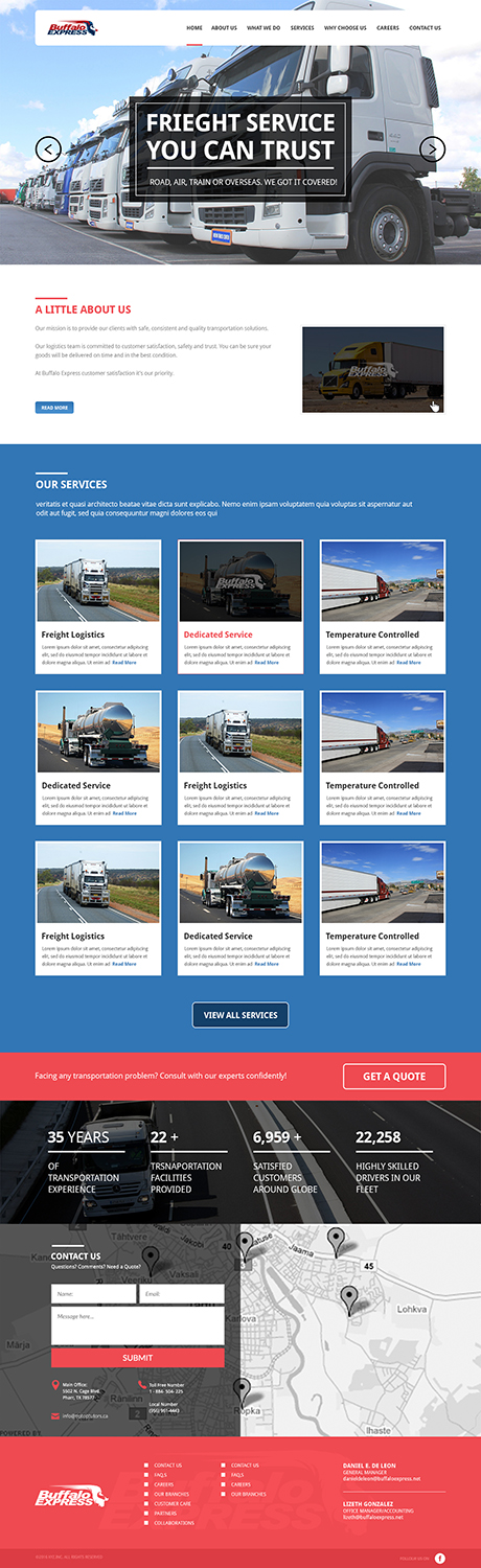 Web Design par eMARK pour Buffalo Express | Design #11959464