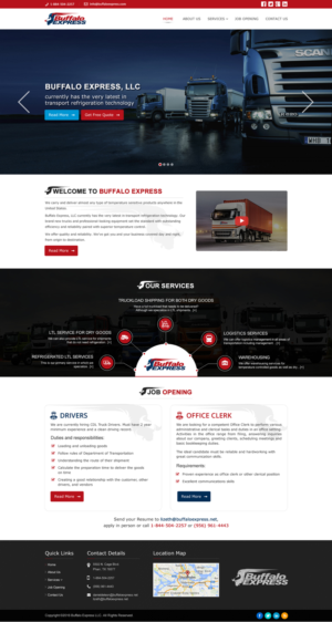 Web Design by pnfnetworkz for Buffalo Express | Design #11970668