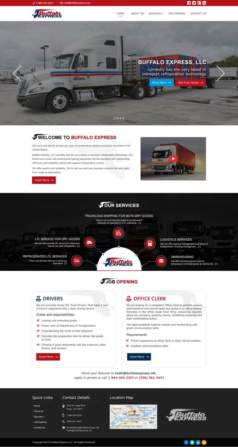 Web Design by pnfnetworkz for Buffalo Express | Design #11970669