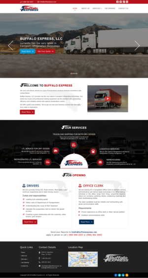 Web Design par pnfnetworkz pour Buffalo Express | Design : #11970670