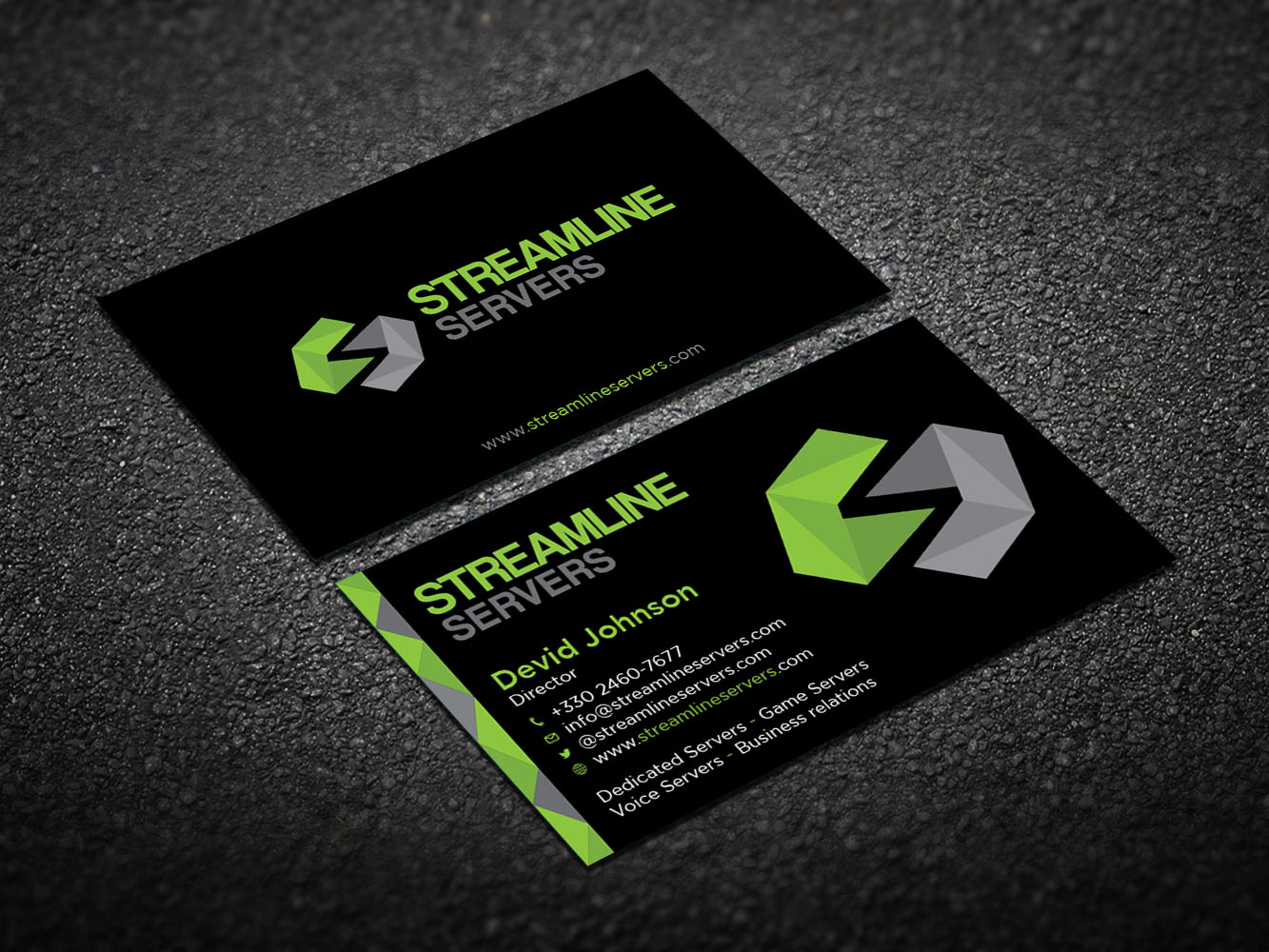 Visitenkarten-Design von Verified artistry (Design garden) für Streamline Servers Limited | Design #11908070