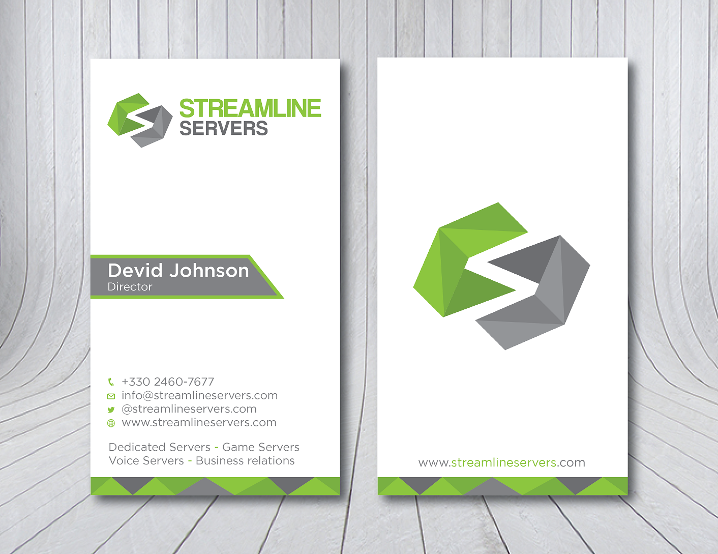 Visitenkarten-Design von Verified artistry (Design garden) für Streamline Servers Limited | Design #11908073