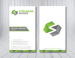 Visitenkarten-Design von Verified artistry (Design garden) für Streamline Servers Limited | Design: #11908073