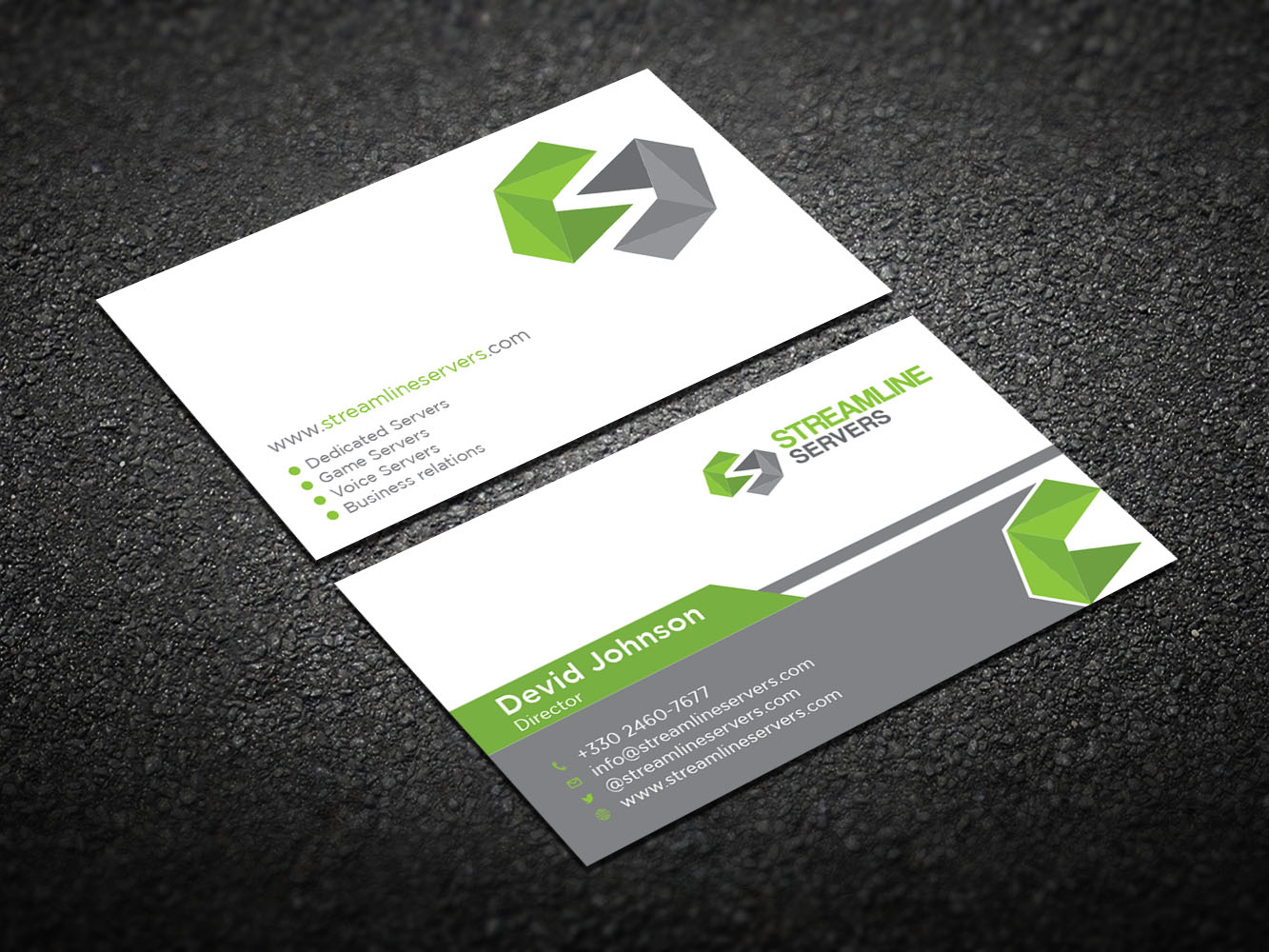 Visitenkarten-Design von Verified artistry (Design garden) für Streamline Servers Limited | Design #11991202