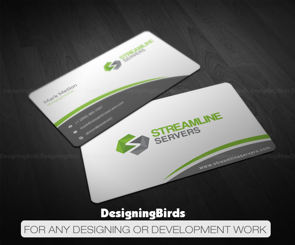 Business Card Design by Designing Birds for Streamline Servers Limited | Design #11907724