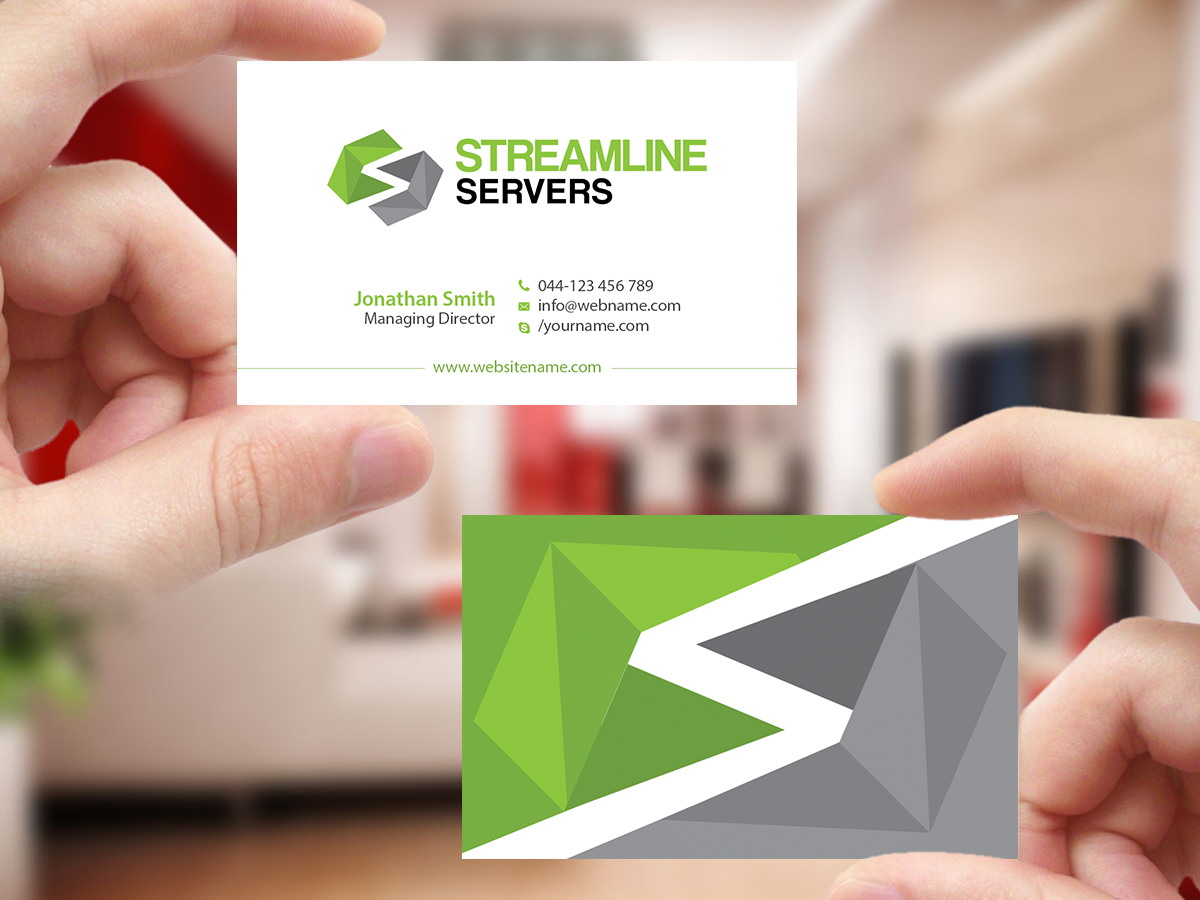 Business Card Design by Creations Box 2015 for Streamline Servers Limited | Design #11909655