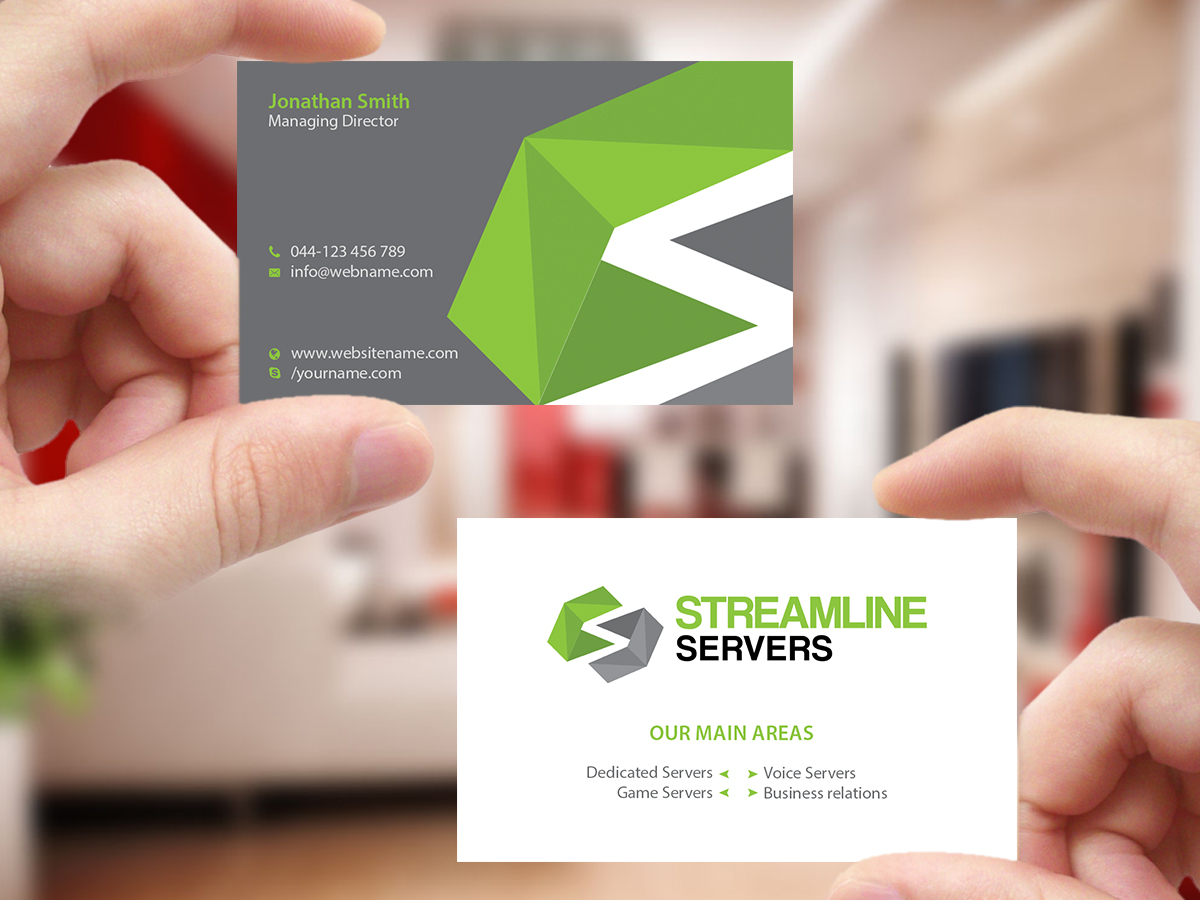 Business Card Design by Creations Box 2015 for Streamline Servers Limited | Design #11909657