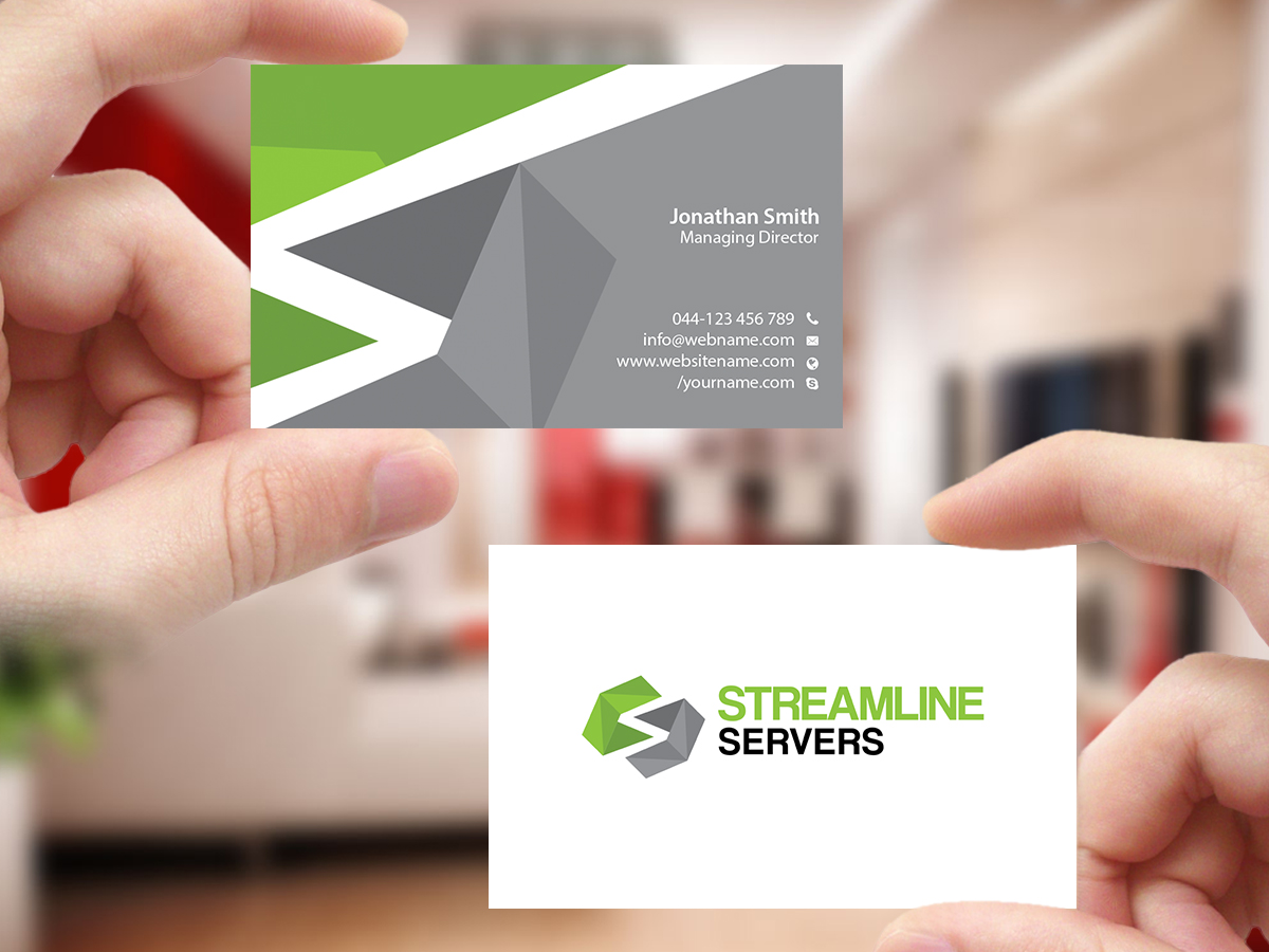 Business Card Design by Creations Box 2015 for Streamline Servers Limited | Design #11909658