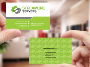 Visitenkarten-Design von Creations Box 2015 für Streamline Servers Limited | Design: #11911271
