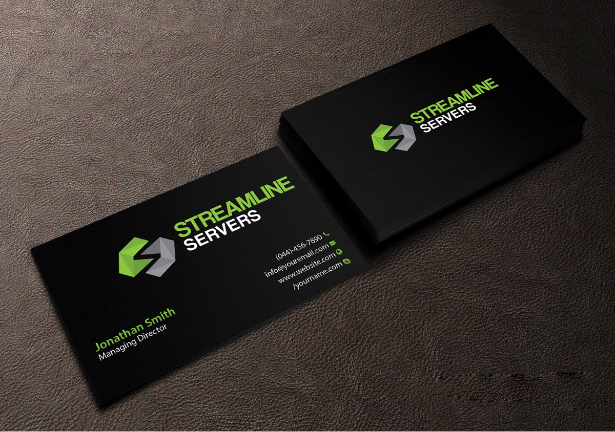 Business Card Design by Creations Box 2015 for Streamline Servers Limited | Design #11911275