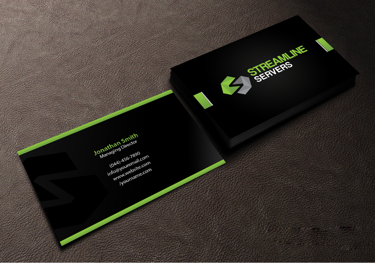 Visitenkarten-Design von Creations Box 2015 für Streamline Servers Limited | Design #11911276