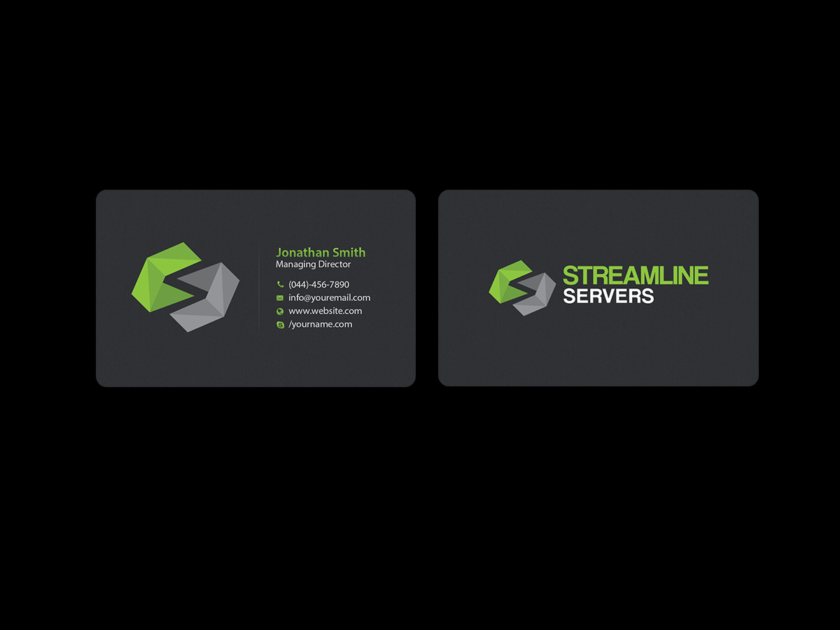 Visitenkarten-Design von Creations Box 2015 für Streamline Servers Limited | Design #11911277