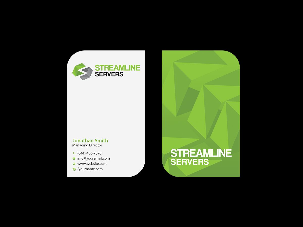 Diseño de Tarjeta de Presentación por Creations Box 2015 para Streamline Servers Limited | Diseño #11911279