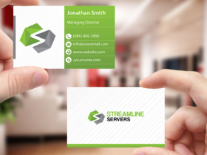 Visitenkarten-Design von Creations Box 2015 für Streamline Servers Limited | Design: #11911281