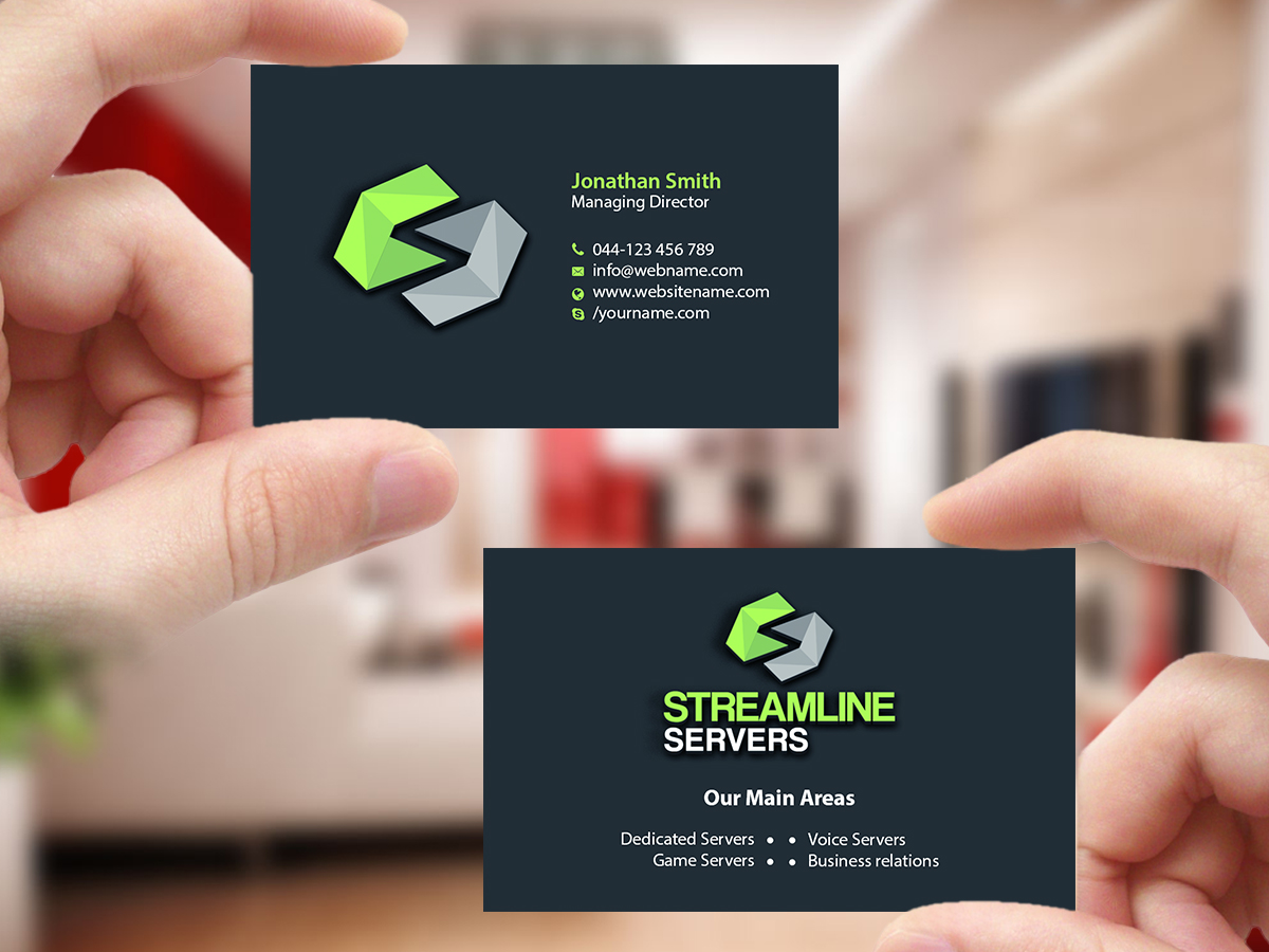 Visitenkarten-Design von Creations Box 2015 für Streamline Servers Limited | Design #11911287