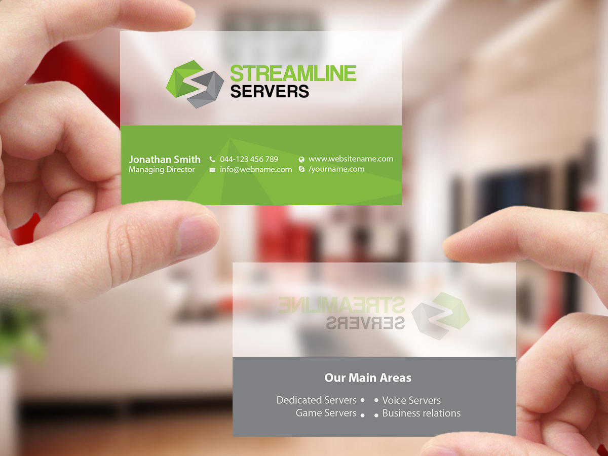 Visitenkarten-Design von Creations Box 2015 für Streamline Servers Limited | Design #11911294